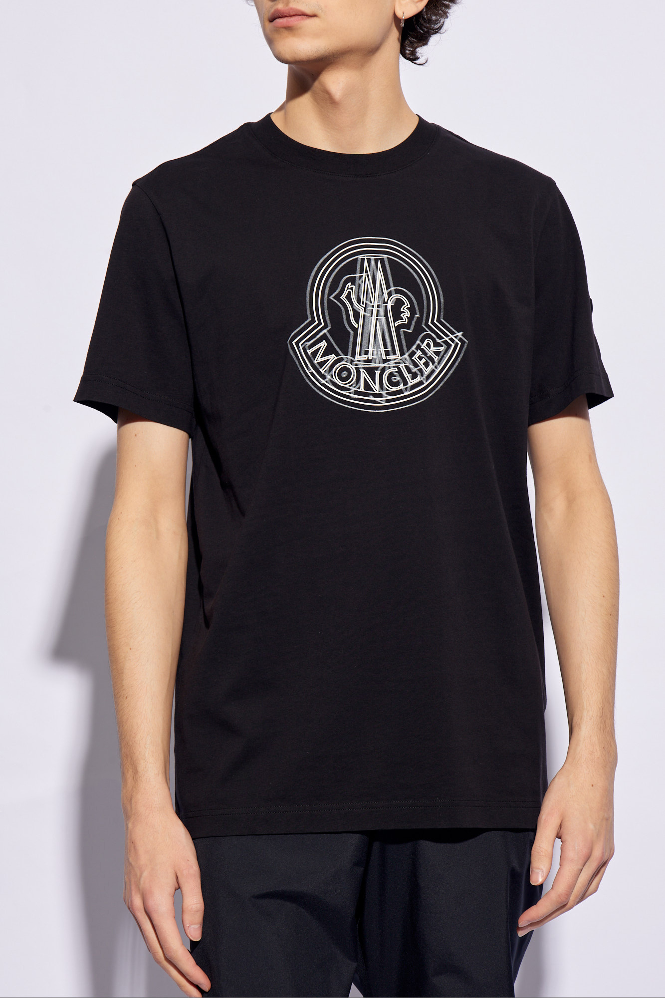 Moncler T-shirt with logo | Men's Clothing | Vitkac